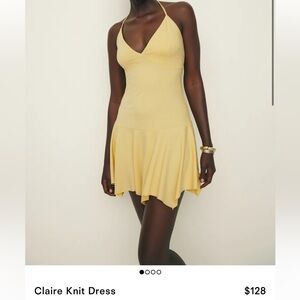 Reformation Sunny Yellow Mini Dress